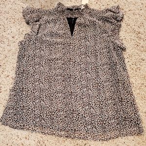 JODIFUL leopard blouse
